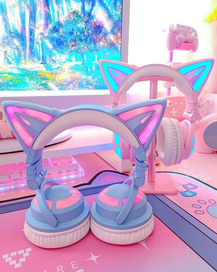 CAT EARS WIRELESS BLUETOOTH HEADPHONE